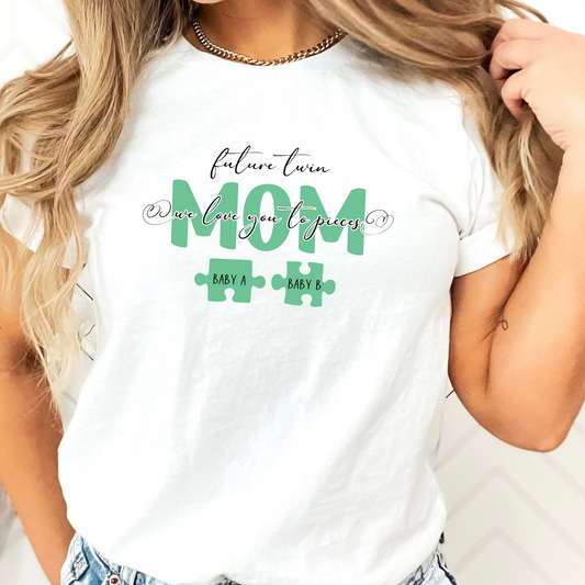 smartrocket Womens Tired Twin Mom Low Battery Charge Mom of Twins Funny Baseball Tee